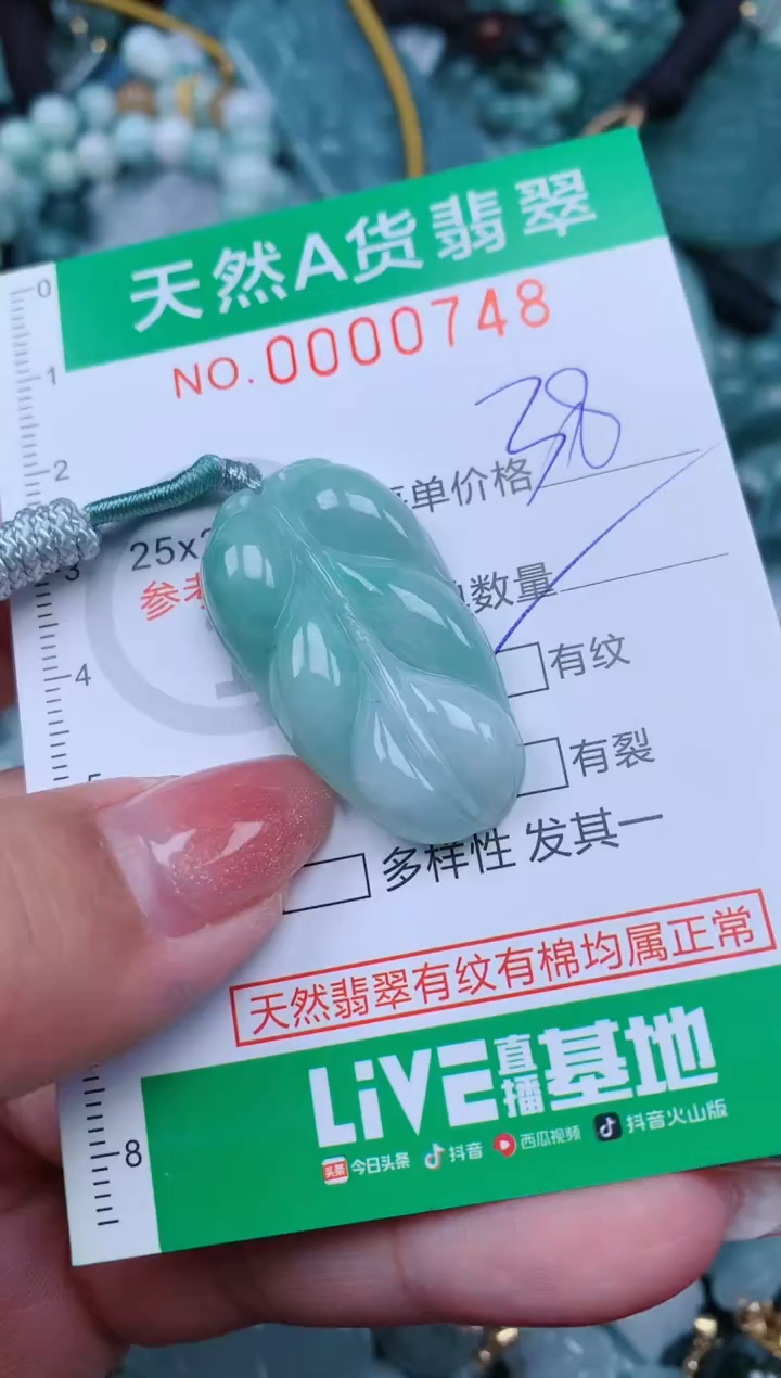 【闪购商品】翡翠颈饰未镶嵌.0000748