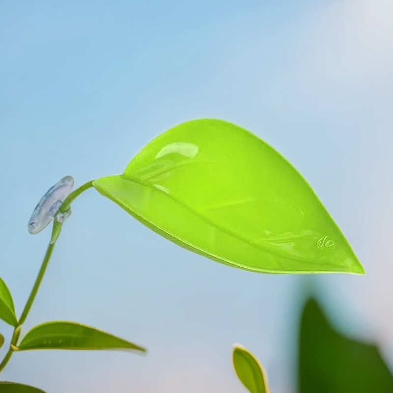 爬宠攀爬叶子吸盘悬浮窝树栖睫角守宫树蛙R属躲避饲养缸造景仿真