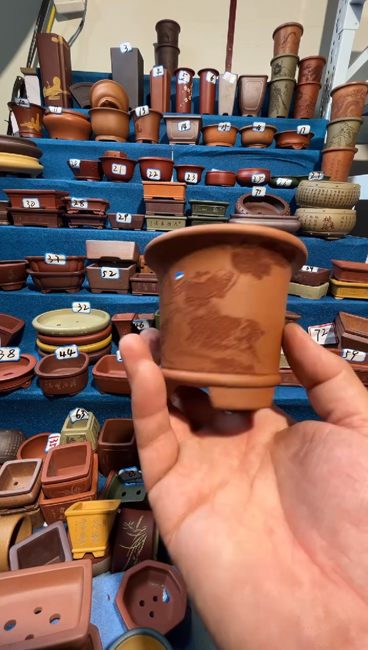 【闪购商品】紫砂紫砂花盆7.5*7.5