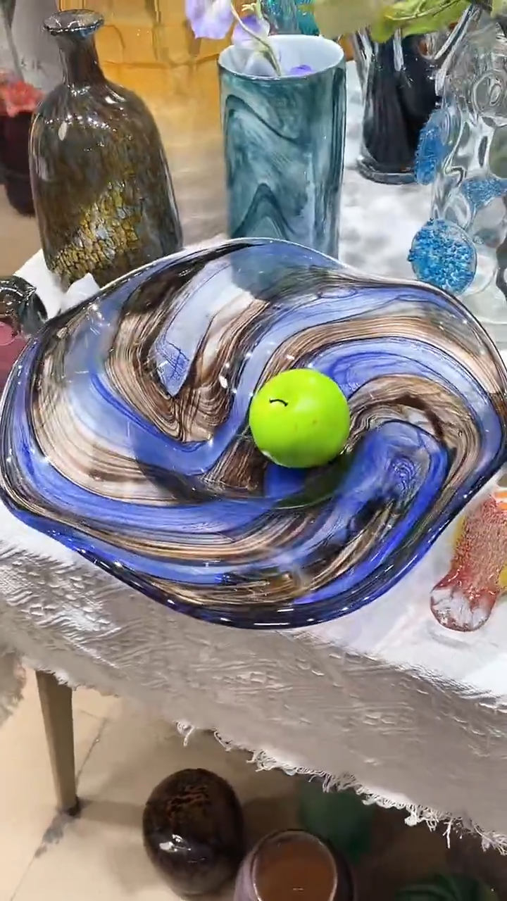 【闪购商品】琉璃琉璃果盘8斤半