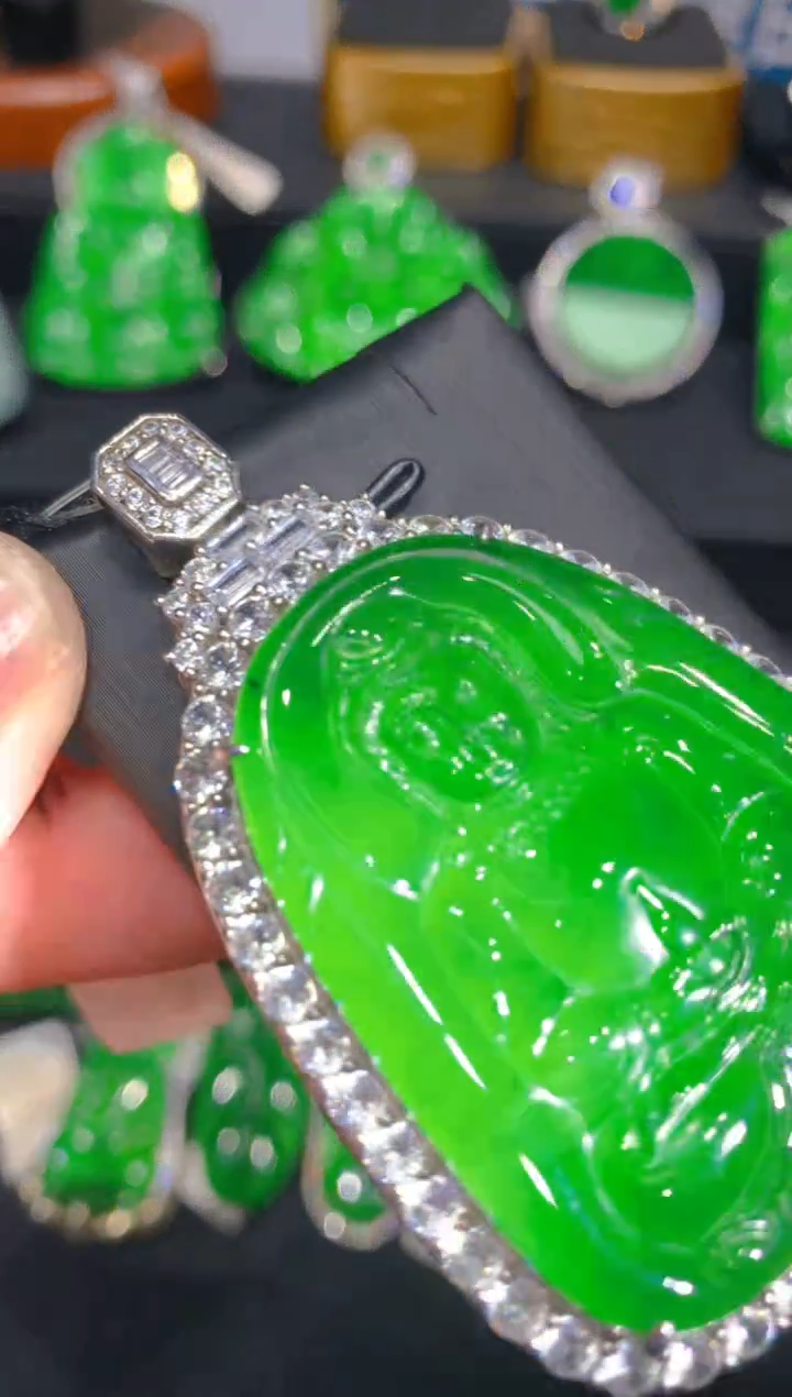 【闪购商品】翡翠颈饰银S925镶嵌一季