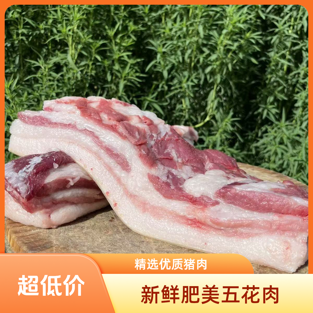 【土猪肉】精选土猪五花肉到手8斤 跑山猪溜达猪顺丰发货次日达