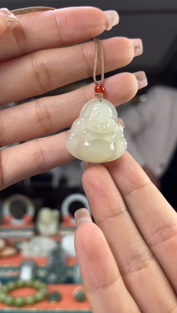 【闪购商品】和田玉颈饰未镶嵌佩佩28mm左右