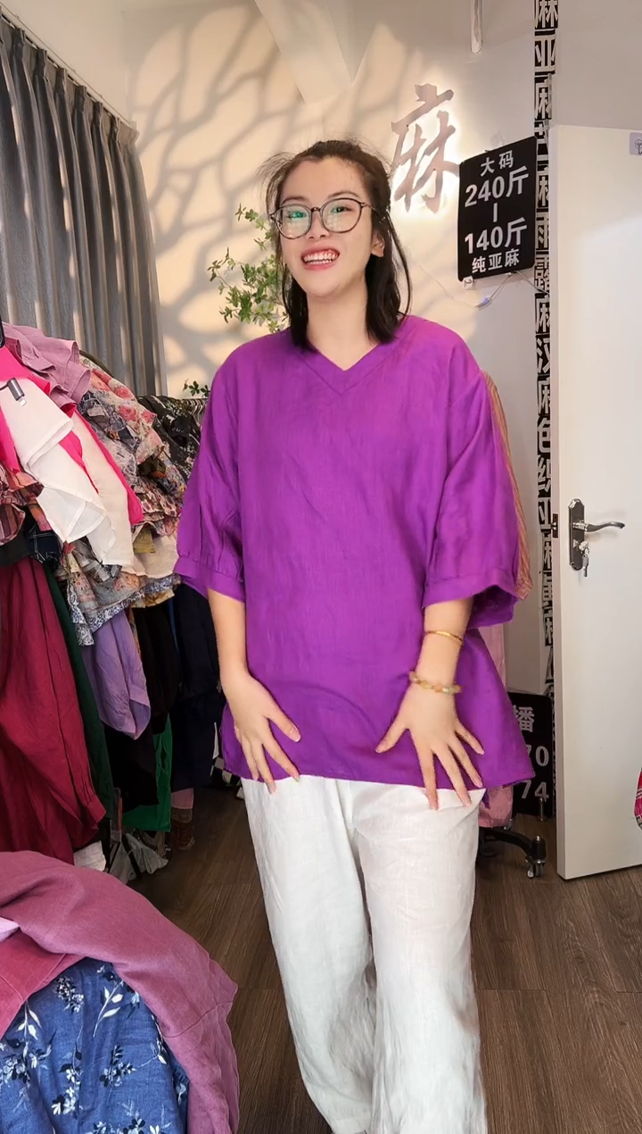 亚麻大码女装系列。140斤-240斤