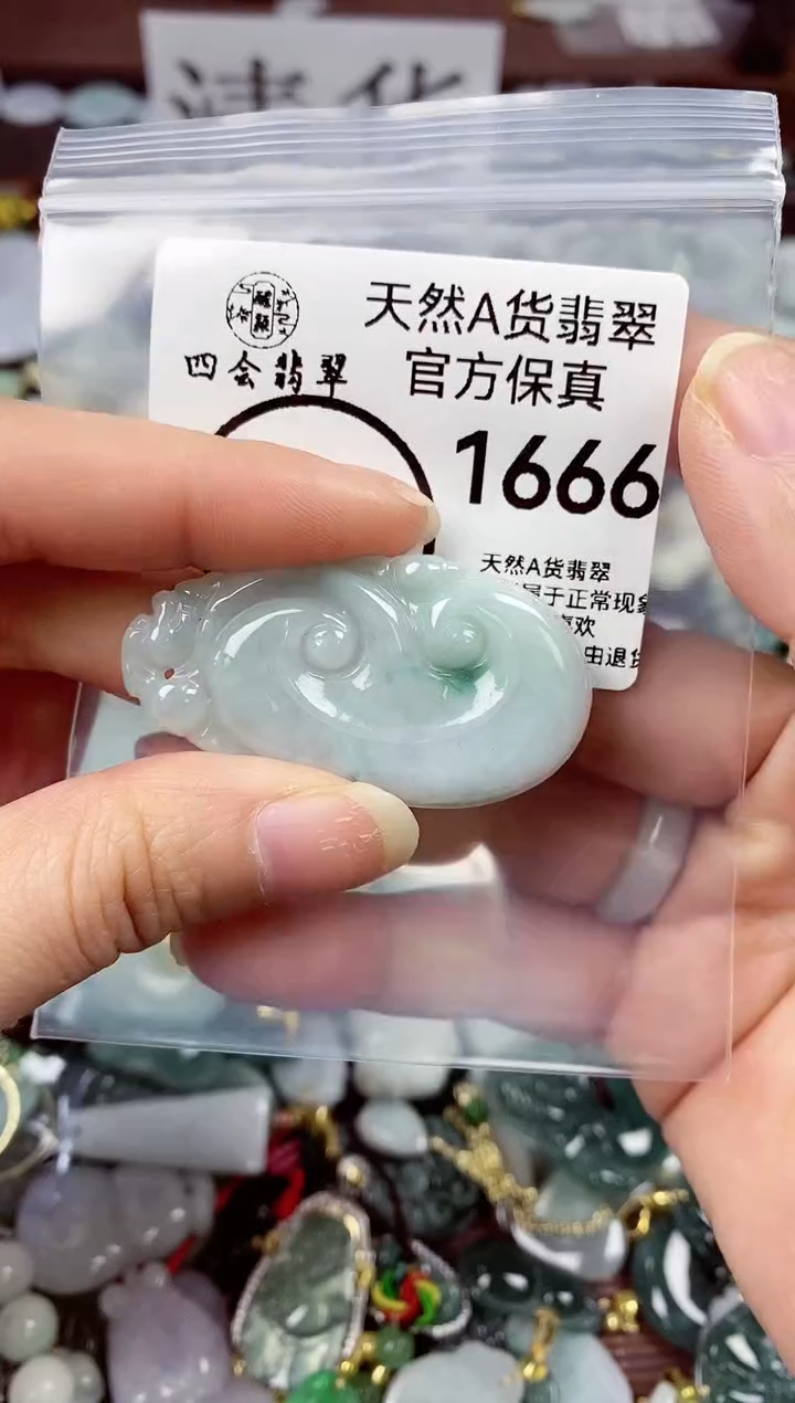 【闪购商品】翡翠颈饰未镶嵌天然A货翡翠1666