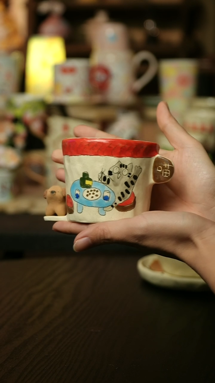 【闪购商品】杯子陶瓷景德镇高温釉下彩&A628