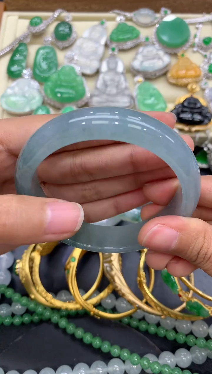 【闪购商品】翡翠手镯未镶嵌405-中国好珍宝