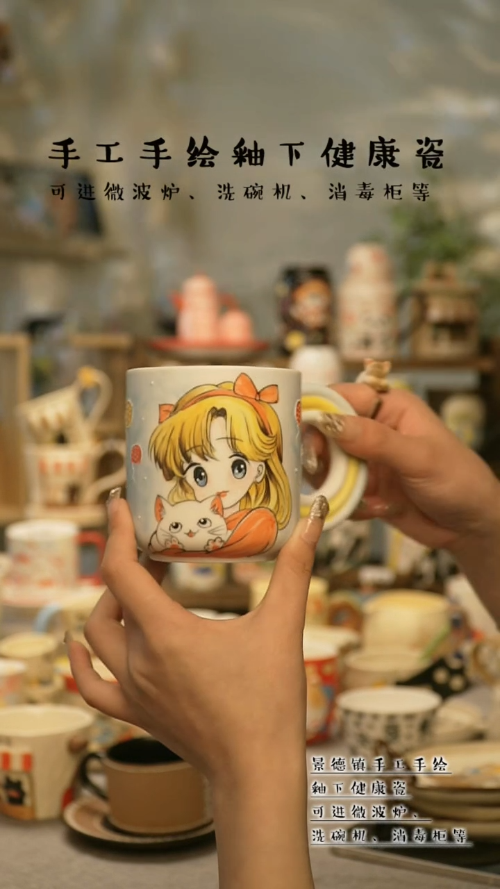 【闪购商品】杯景德镇手工手作陶瓷&W571