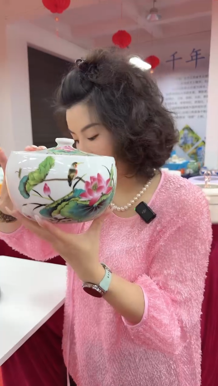 盖子款陶瓷景德镇其他摆件