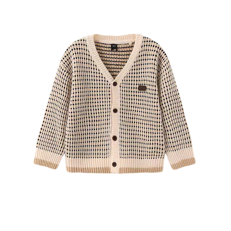 moimoln小云朵童装秋冬男童针织衫宝宝开衫上衣儿童外套GD