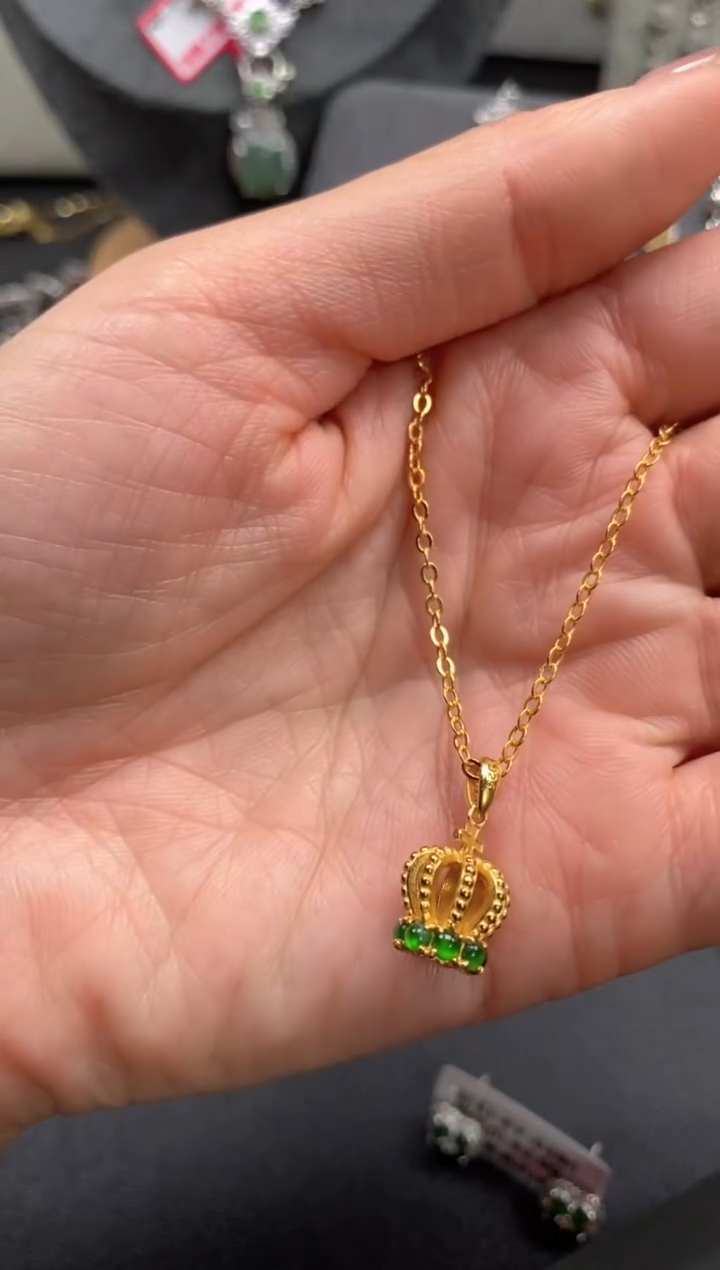 【闪购商品】翡翠戒指银S925镶嵌11111--1