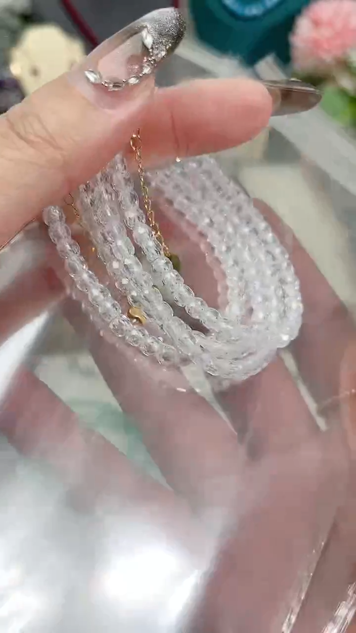 【闪购商品】锆石苏联钻手链银S925镶嵌白色菠萝切45