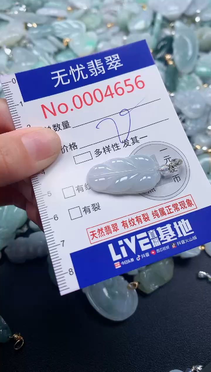 吊坠(不含链)未镶嵌翡翠4656