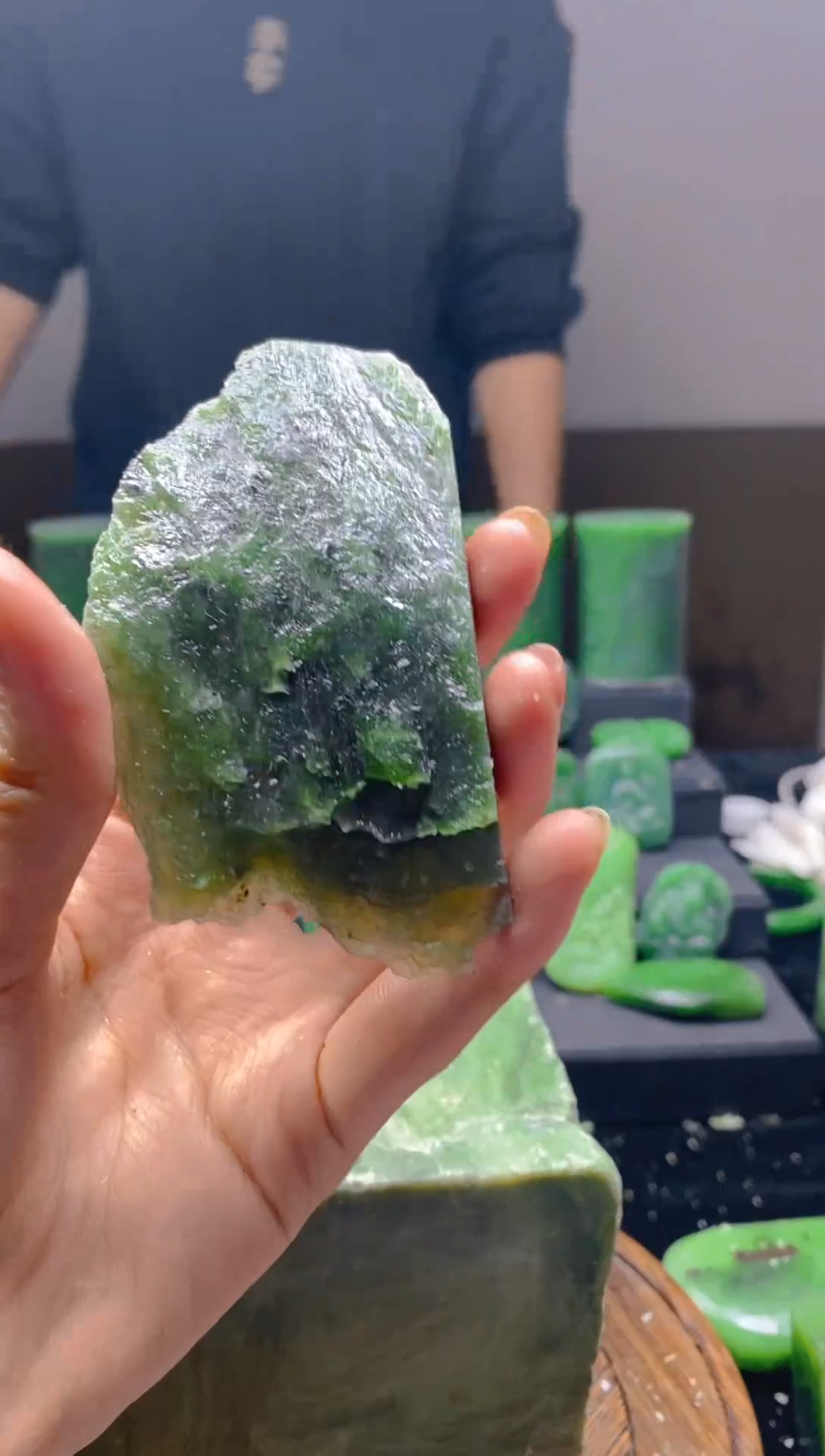 未镶嵌和田玉珠宝半成品1