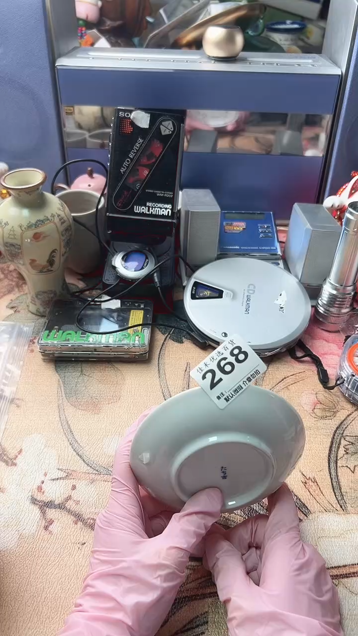 稻谷壳烈*绿色瓷碟