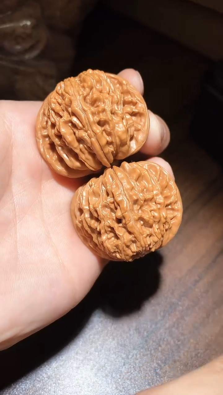 文玩核桃把件微修打底平谷楼43