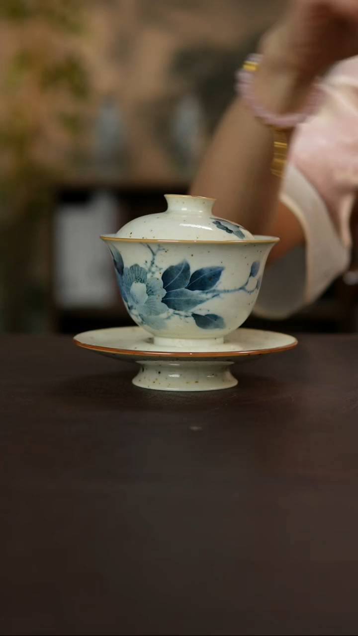 杯景德镇陶瓷杯碗柴烧多人