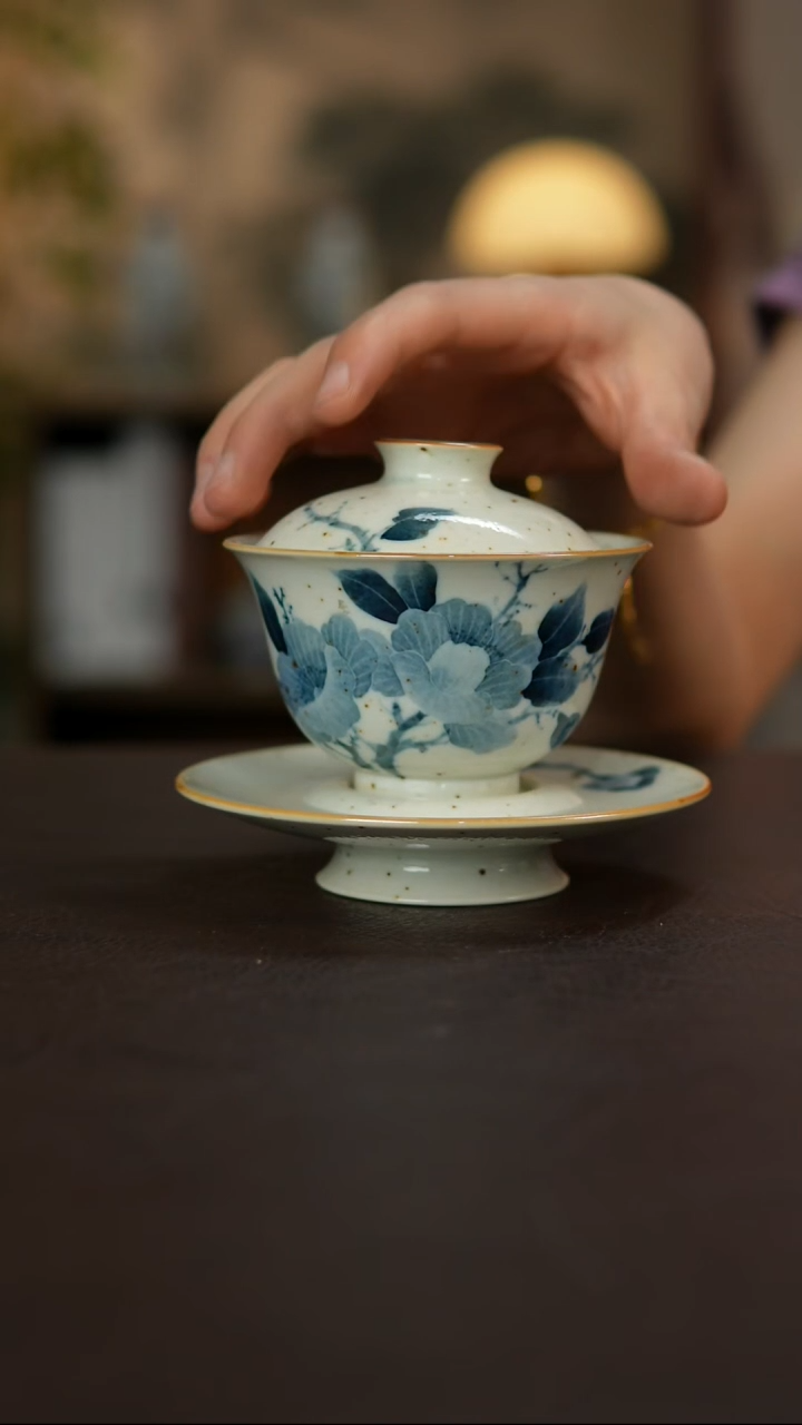 景德镇陶瓷杯碗柴烧多人
