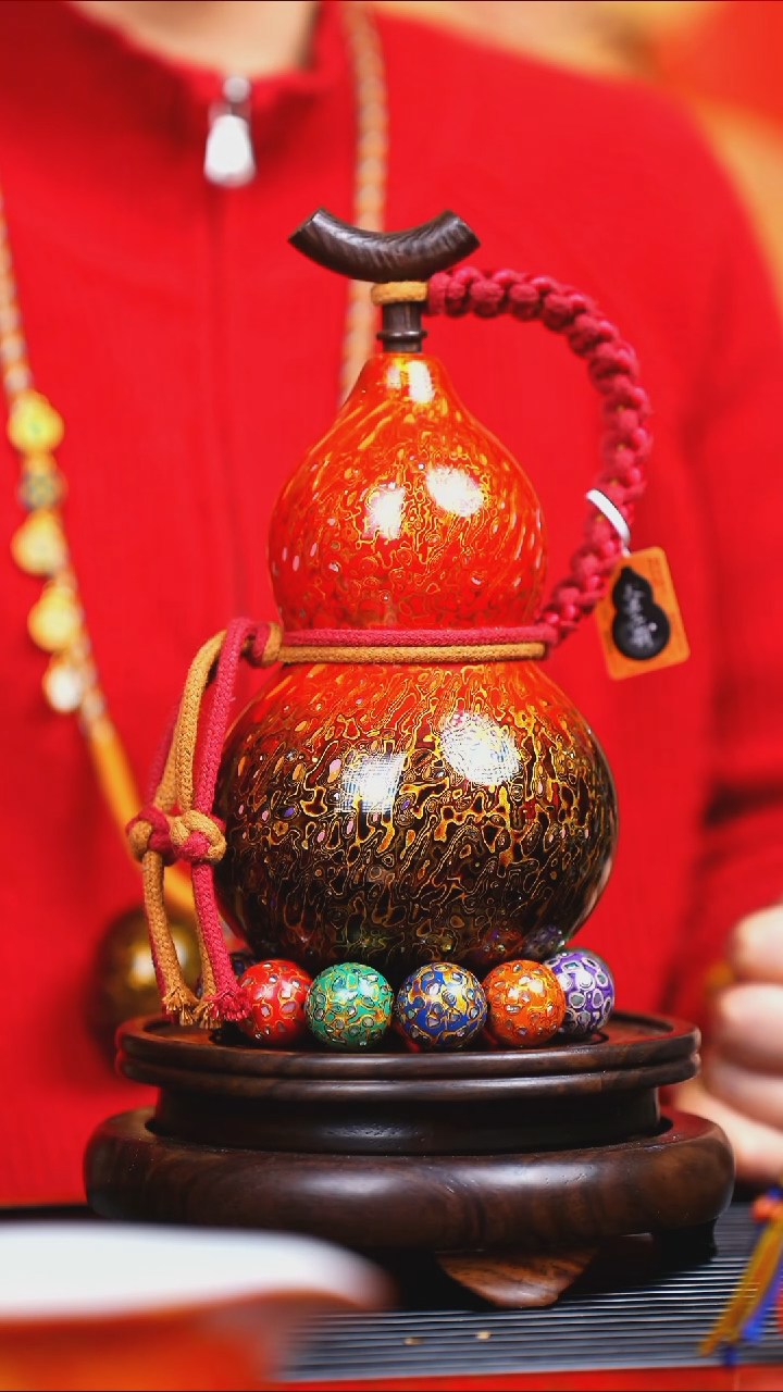 【闪购商品】JW020非遗臻选大漆酒葫芦