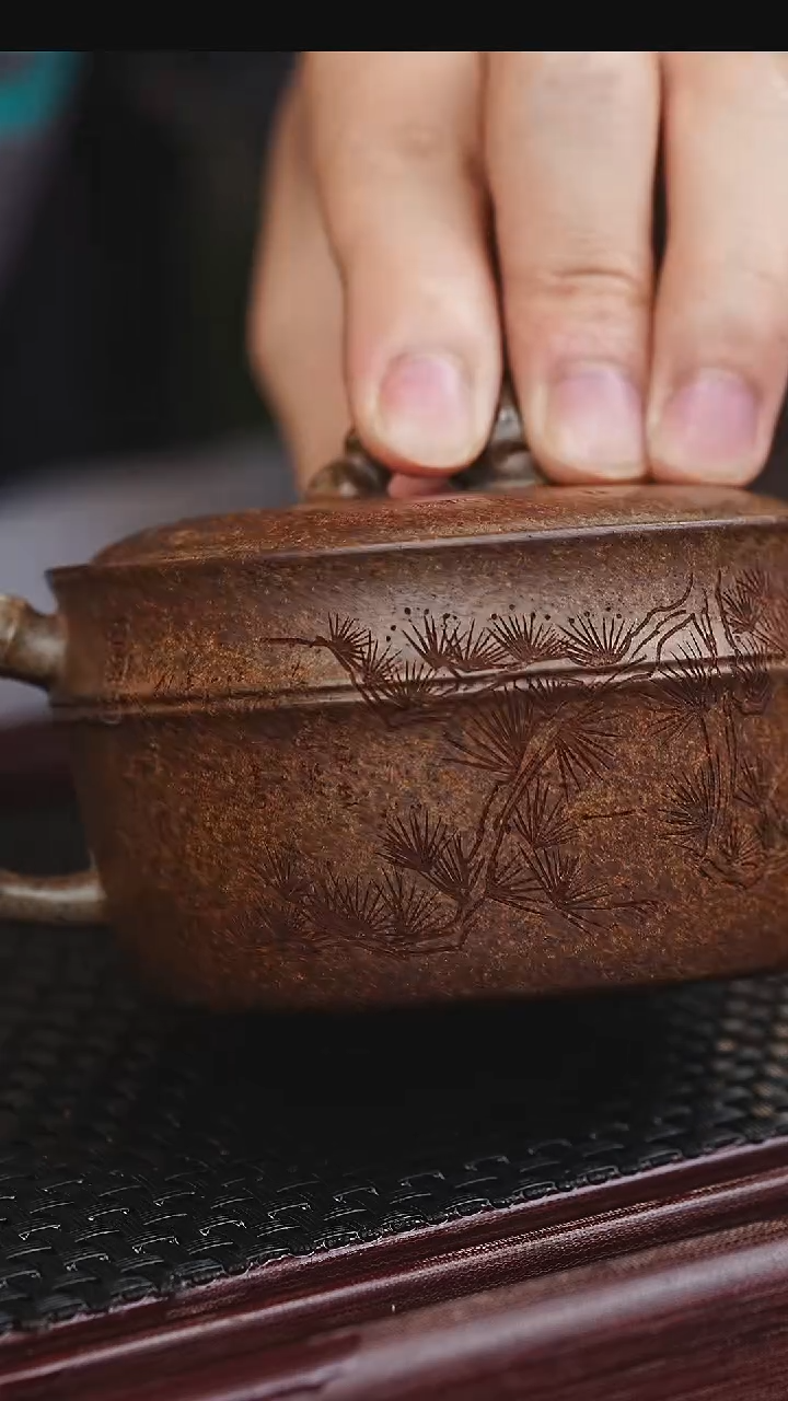 茶壶紫砂宜兴原矿紫砂作品