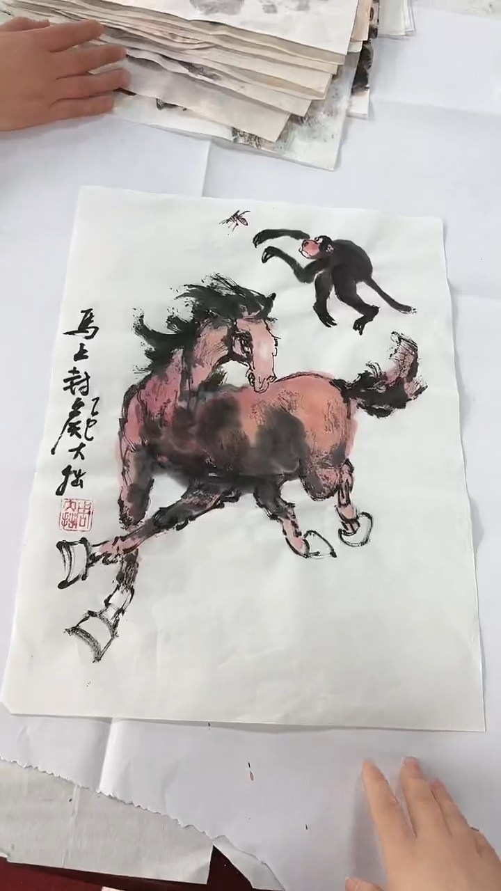 国画直播福利/国画/花鸟