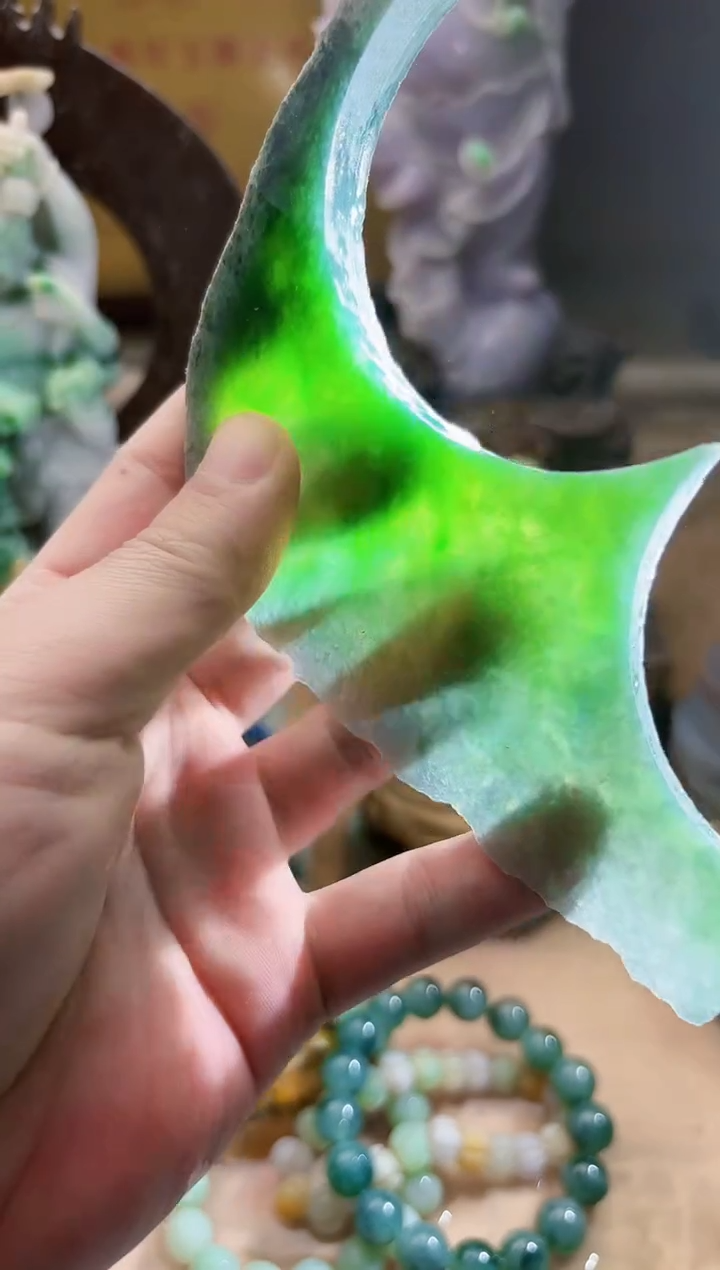 未镶嵌挂件翡翠A货张麦9508