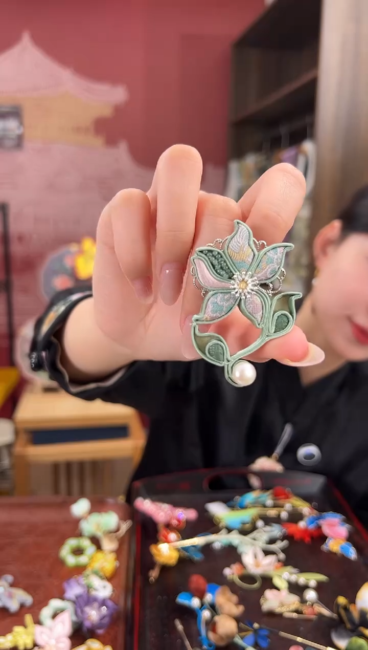 【闪购商品】刺绣苏绣世家非遗手工（胸针）