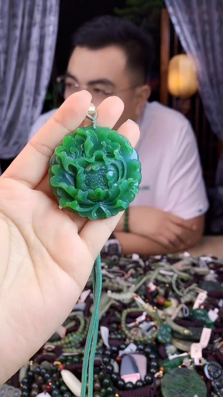 和田玉未镶嵌挂件1