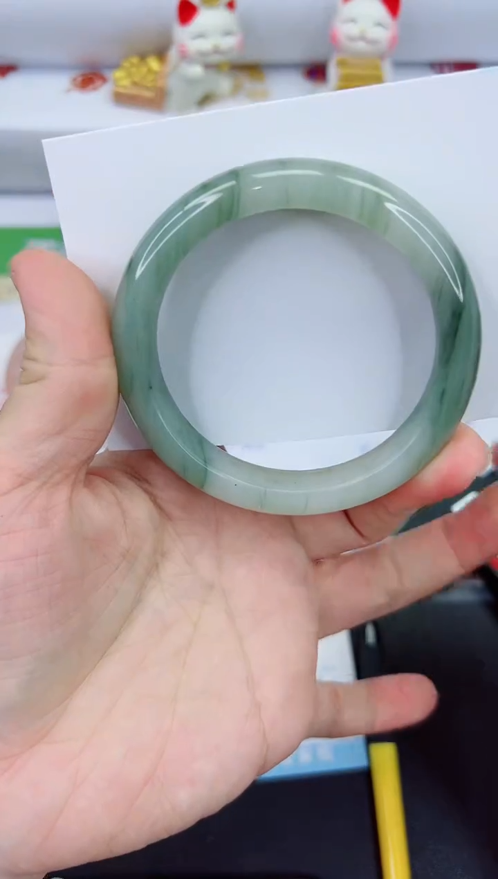 【闪购商品】石英质玉手镯未镶嵌3438-58.7