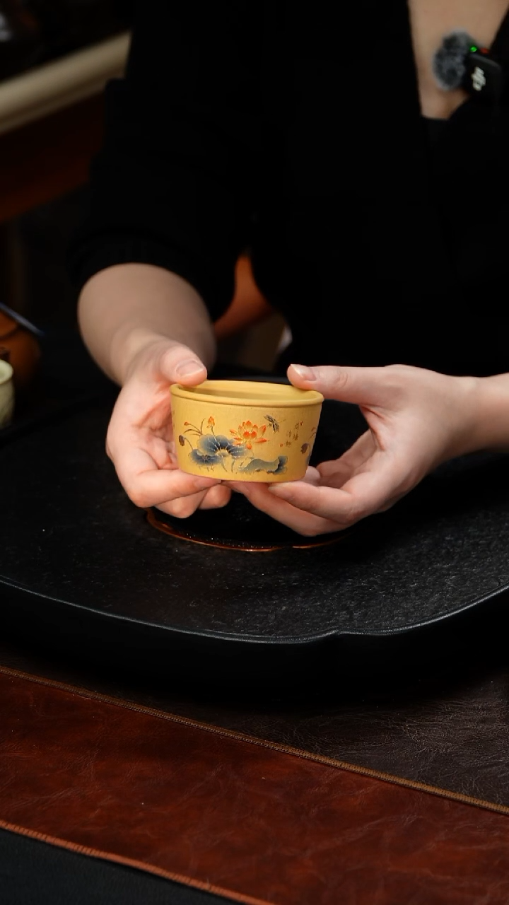 茶壶紫砂荷塘清趣主人杯7 XJ