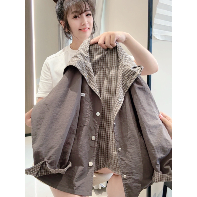 男童秋季洋气上衣新款两面穿中大童连帽秋装休闲外套MT68001