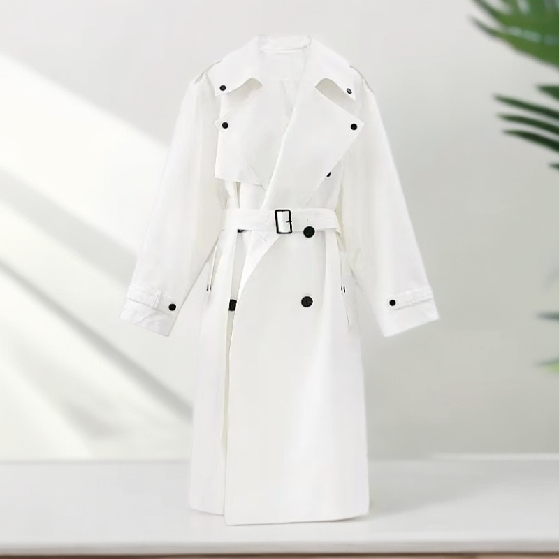 『女主角』秋冬简约气质休闲时尚百搭挺阔风衣外套