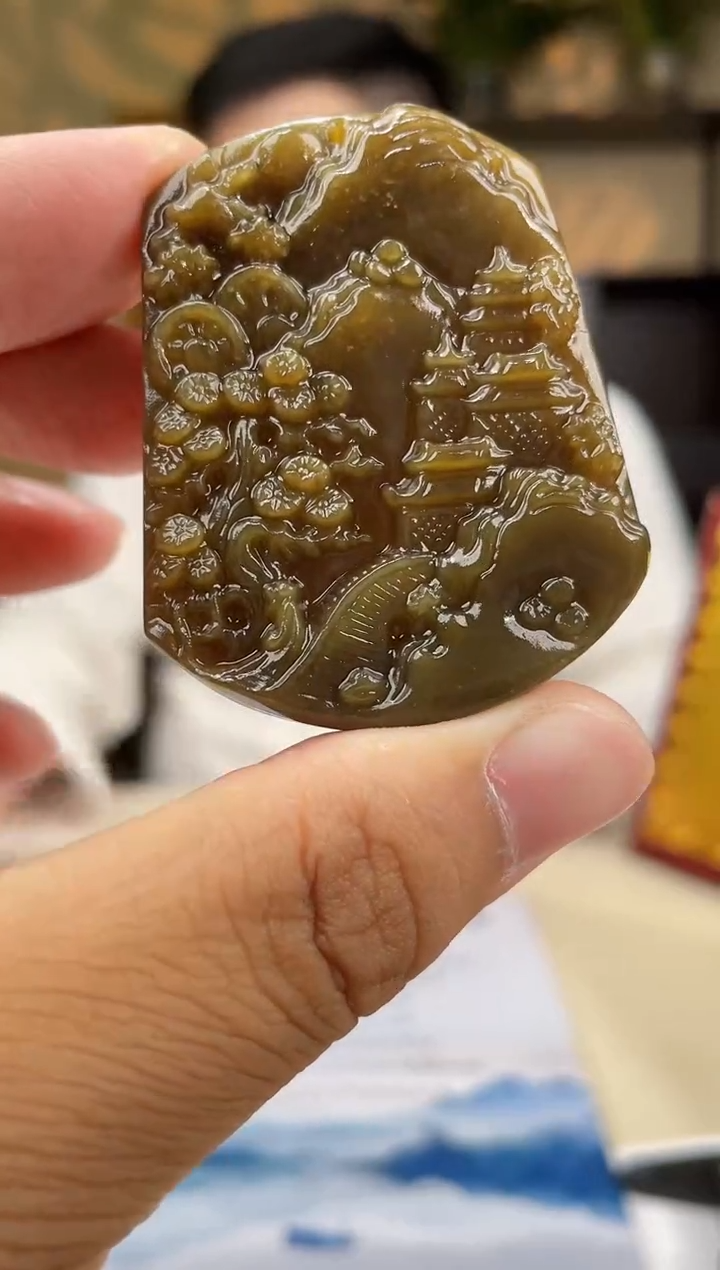 和田玉未镶嵌吊坠(不含链)多样性发货拍一发一003
