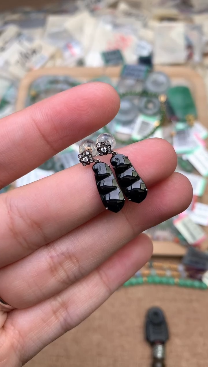 18K金镶嵌挂件翡翠1