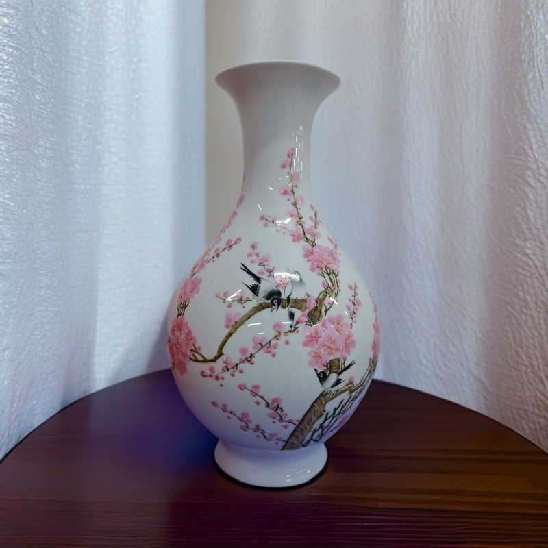 【景德镇】高温陶瓷，水点桃花