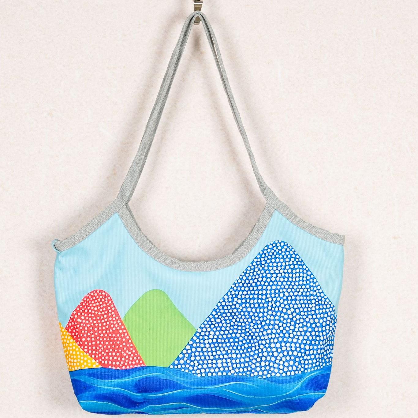 无则艺【菜篮子包】原创小众时尚腋下多巴胺便携轻便彩色山丘