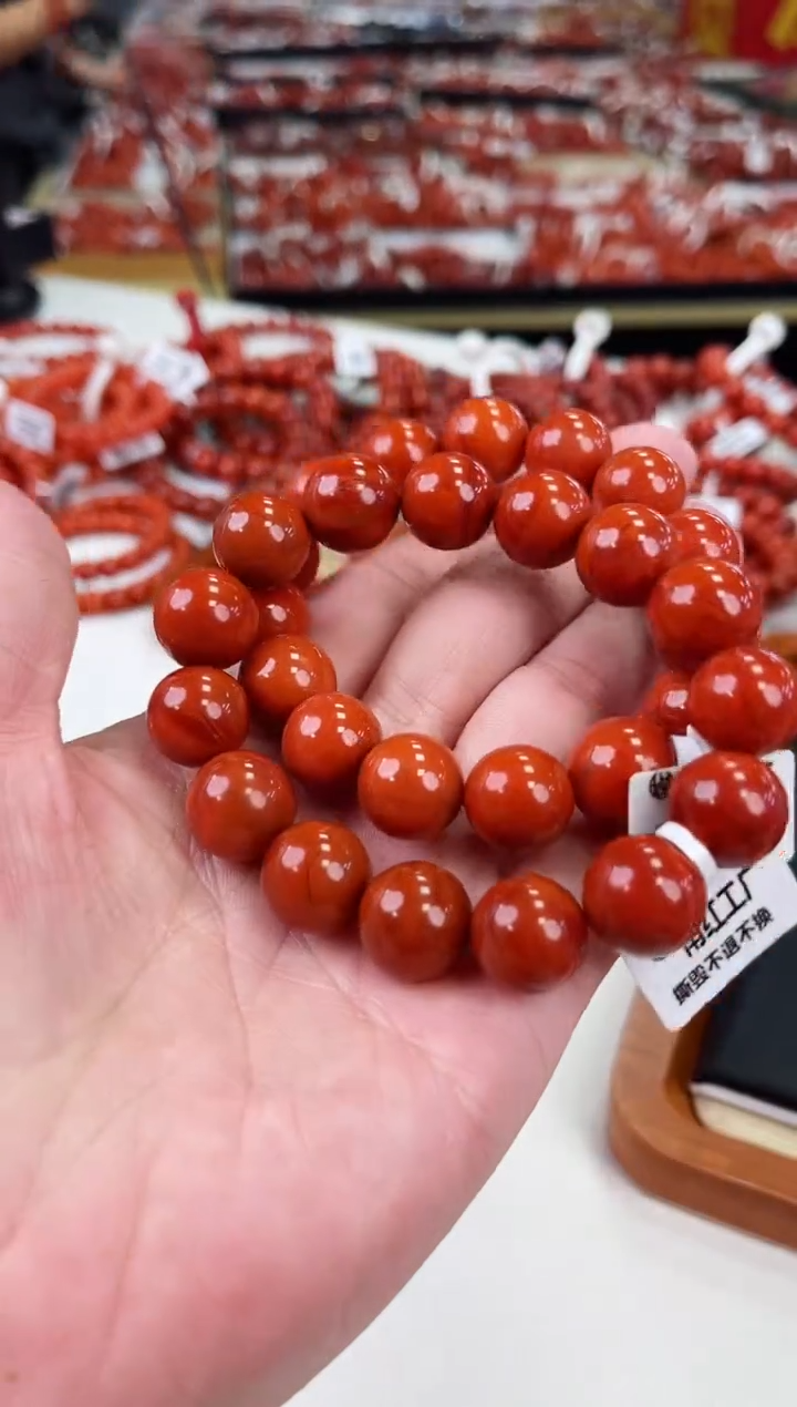 【闪购商品】南红玛瑙瓦西手串14+未镶嵌（多样式发其一）