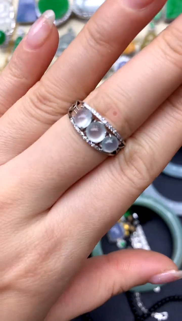 【闪购商品】翡翠戒指18K金镶嵌211-中国好珍宝