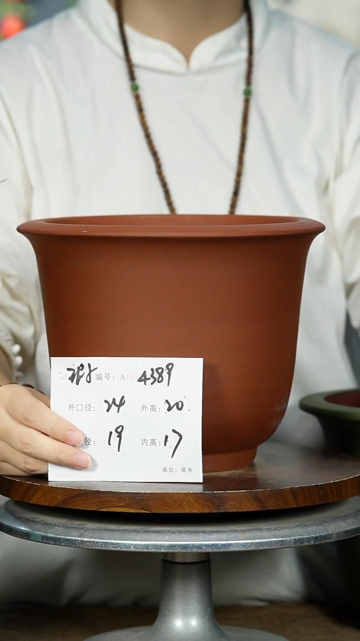 紫砂花盆4389+xia  紫砂花盆紫砂