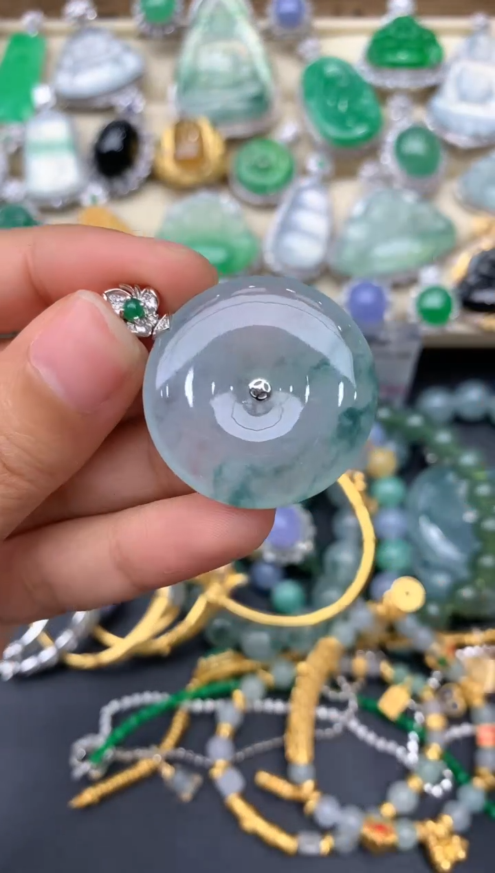 【闪购商品】翡翠颈饰18K金镶嵌262-中国好珍宝