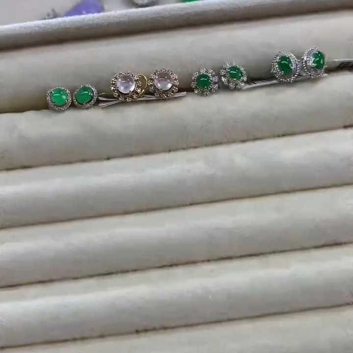 【可心彩虹盘】翡翠-18K金-多样性发一件-AY014|CXQ21