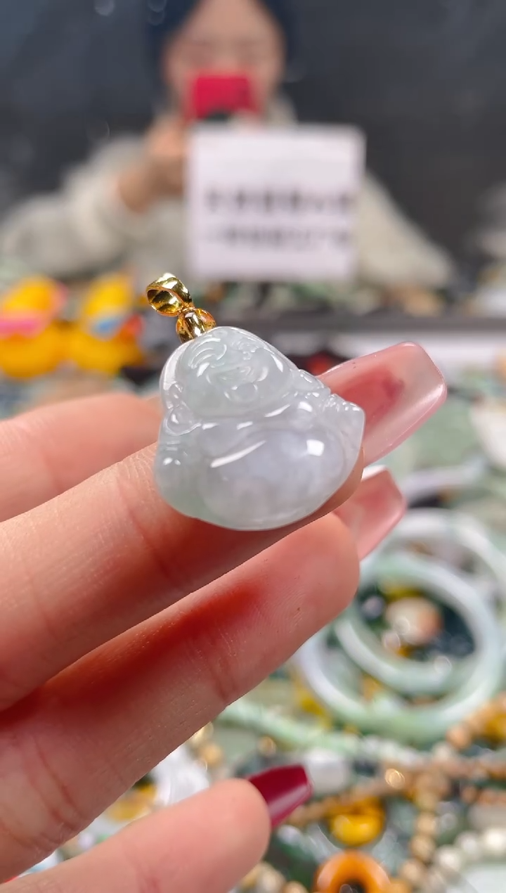 【闪购商品】翡翠颈饰未镶嵌/E/翡翠A货一图一物