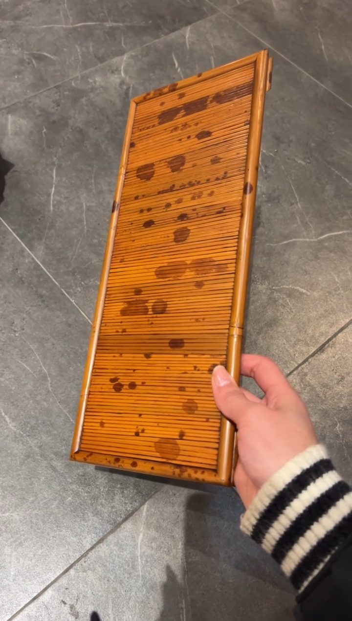 【闪购商品】扇子福建红湘妃竹干泡台