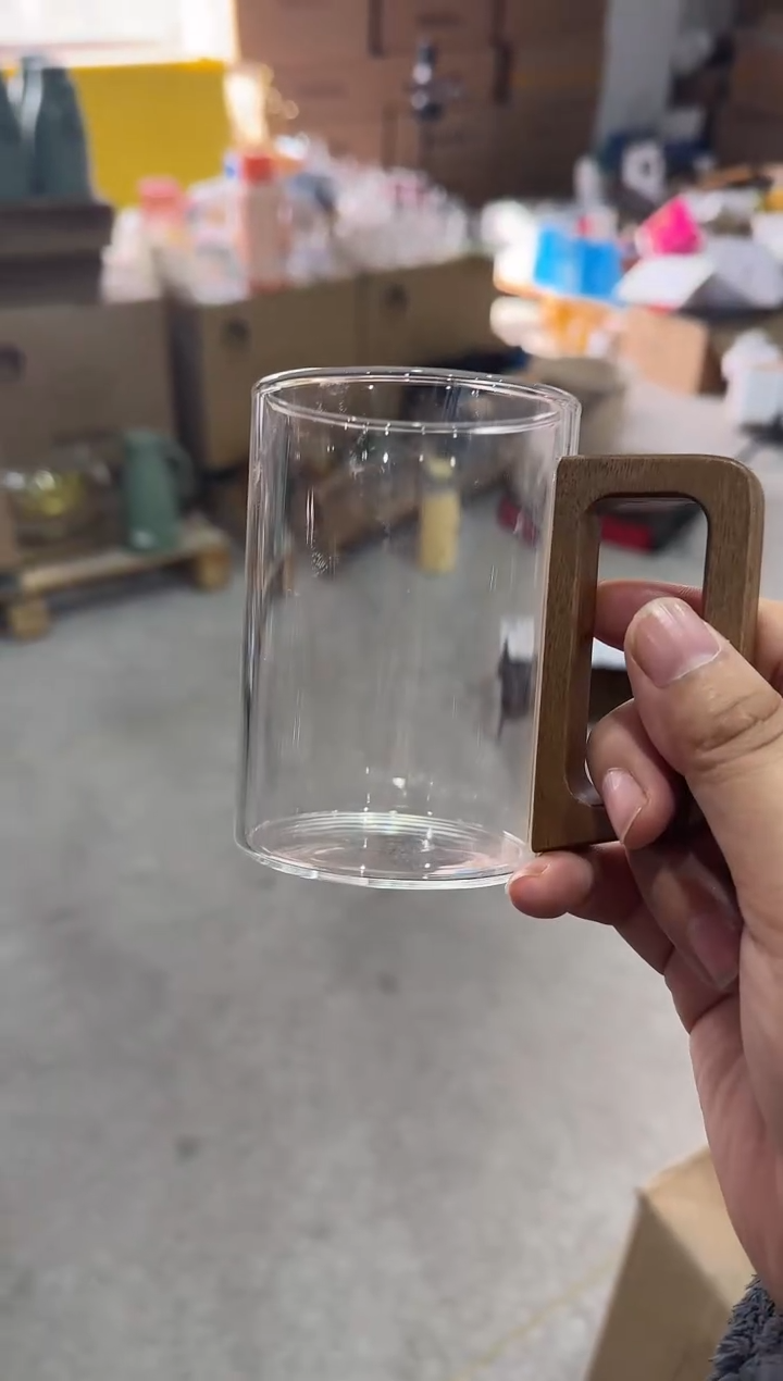 【闪购商品】水晶玻璃无盖款青苹果直播价300毫升透明6只