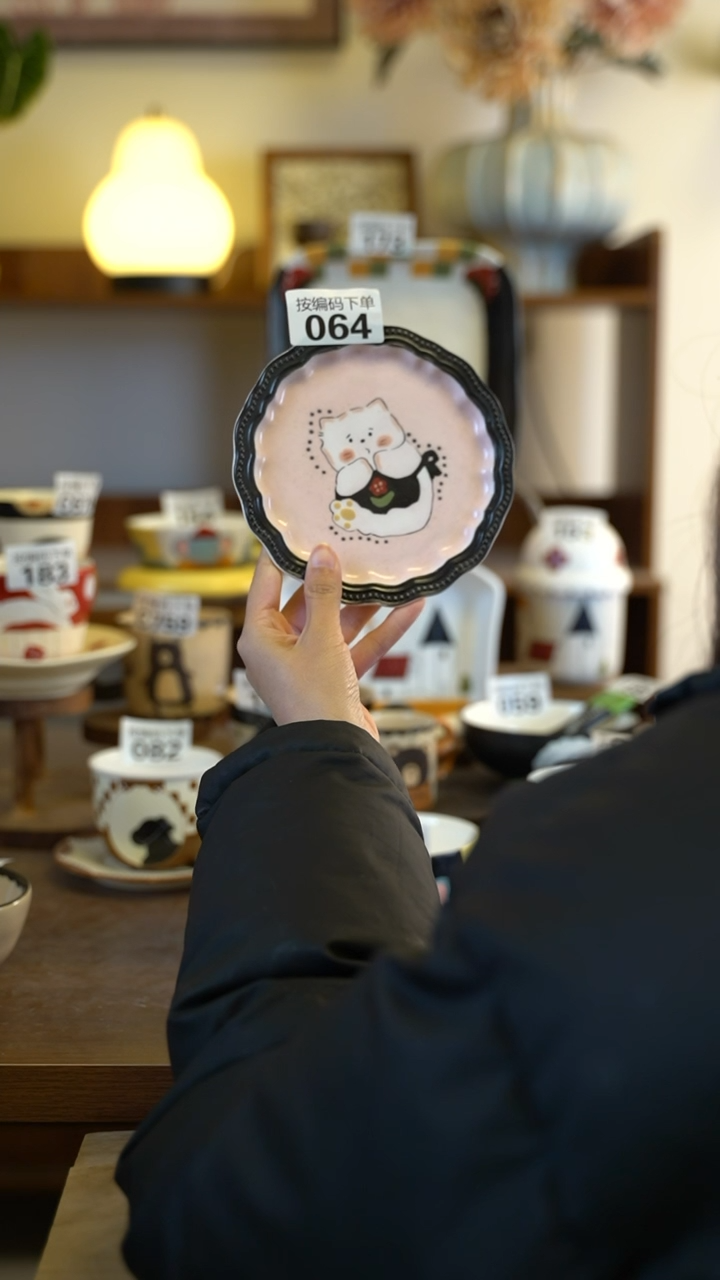 摆件陶064 阿满屋手工手作陶瓷 