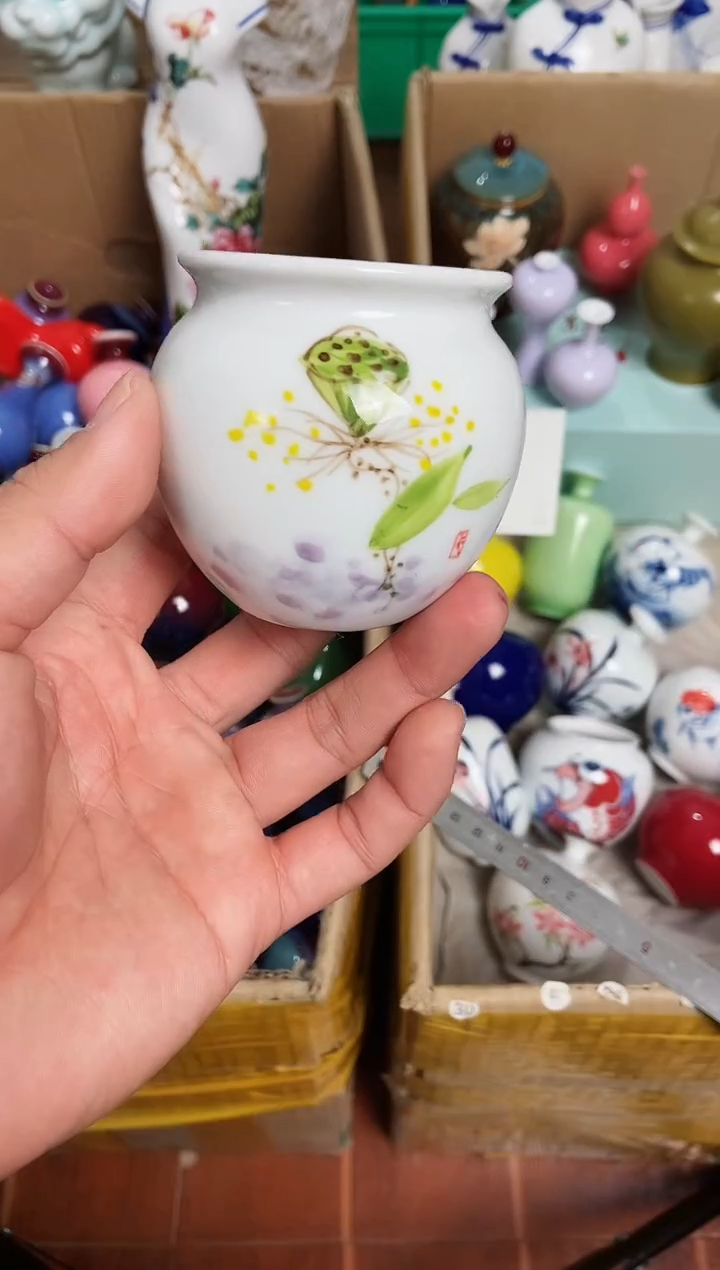 【闪购商品】摆件2.1晚景德镇手工陶瓷摆件