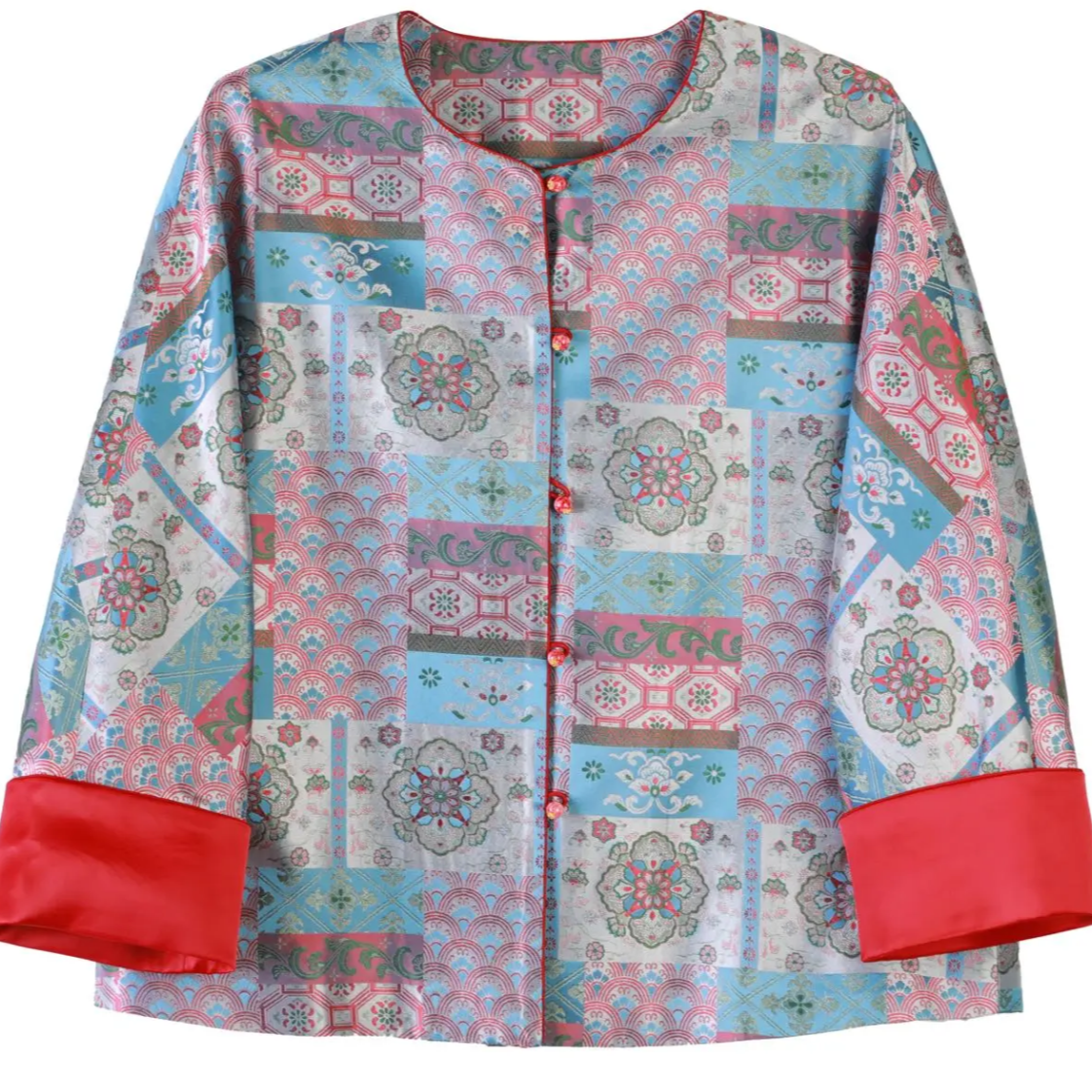 陈 新中式  风  192245  宋锦【百家衣】外套