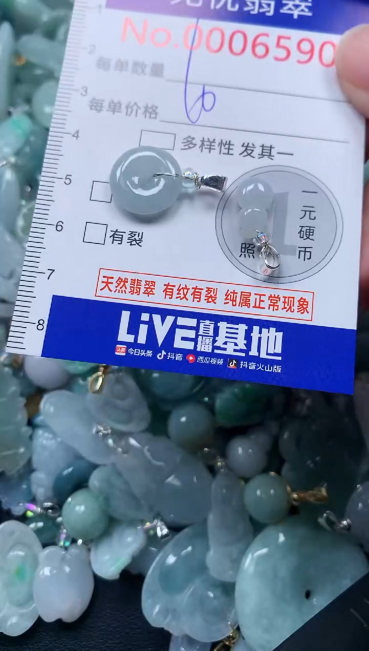 颈饰未镶嵌翡翠6590