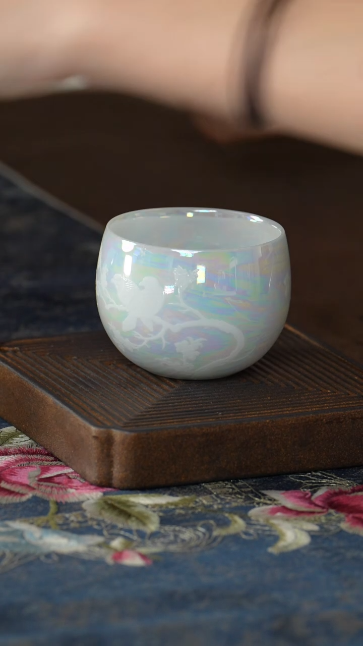 【白珍珠螺钿杯】【12西泠礼盒】