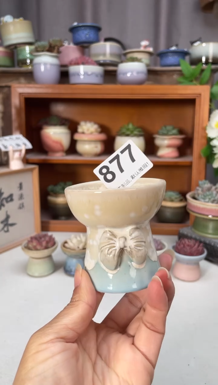 瓷片877知木小芳花盆